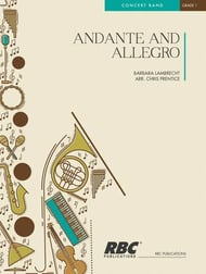 Andante and Allegro Concert Band sheet music cover